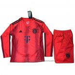 Bayern Munich Home Shirt Long Sleeve Kids 2024-2025