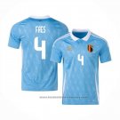 Belgium Player Faes Away Shirt 2024