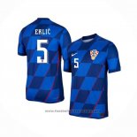 Croatia Player Erlic Away Shirt 2024