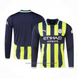 Manchester City Away Shirt Long Sleeve 2024-2025