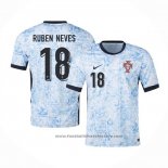 Portugal Player Ruben Neves Away Shirt 2024