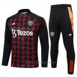 Sweatshirt Tracksuit Manchester United Kids 2024-2025 Red