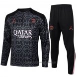 Sweatshirt Tracksuit Paris Saint-Germain Jordan 2024-2025 Black