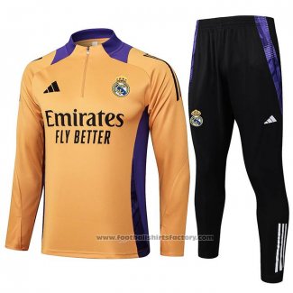 Sweatshirt Tracksuit Real Madrid 2024-2025 Yellow