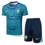 Tracksuit Brazil Short Sleeve 2024-2025 Green - Shorts