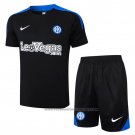 Tracksuit Inter Milan Short Sleeve 2024-2025 Blue - Shorts