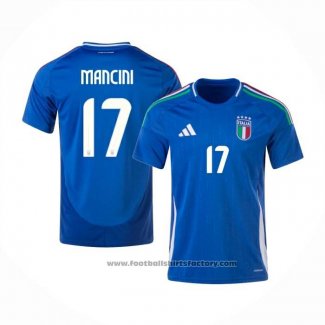 Italy Player Mancini Home Shirt 2024-2025