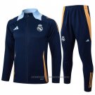 Jacket Tracksuit Real Madrid 2024-2025 Blue Oscuro