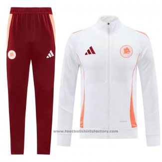 Jacket Tracksuit Roma 2024-2025 White