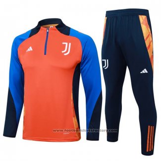 Sweatshirt Tracksuit Juventus Kids 2024-2025 Orange