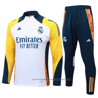 Sweatshirt Tracksuit Real Madrid 2024-2025 White