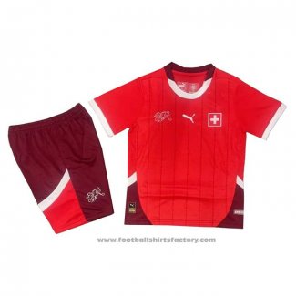 Switzerland Home Shirt Kids 2024