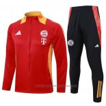 Jacket Tracksuit Bayern Munich Kids 2024-2025 Red Yellow