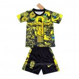 Brazil Jesus Shirt Kids 2024-2025 Yellow