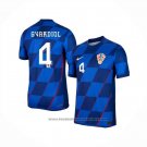 Croatia Player Gvardiol Away Shirt 2024