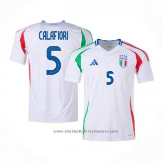 Italy Player Calafiori Away Shirt 2024-2025