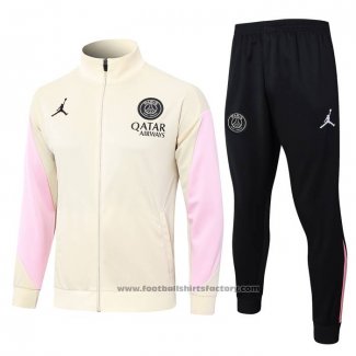 Jacket Tracksuit Paris Saint-Germain Jordan 2024-2025 Yellow