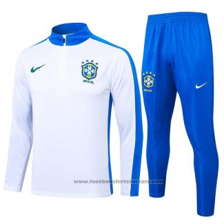 Sweatshirt Tracksuit Brazil 2024-2025 White