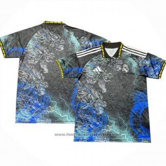 Thailand Real Madrid Dragon Shirt 2024-2025 Blue Grey