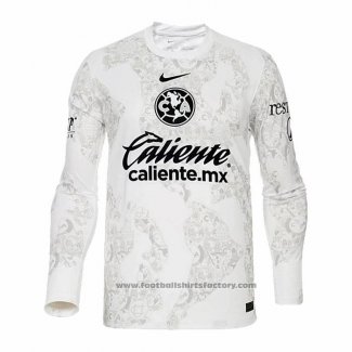 America Goalkeeper Shirt Long Sleeve 2024-2025 White