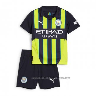 Manchester City Away Shirt Kids 2024-2025