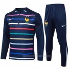 Sweatshirt Tracksuit France 2024-2025 Blue Oscuro