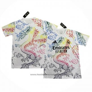 Thailand Real Madrid Dragon Shirt 2024-2025 White