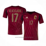 Belgium Player de Ketelaere Home Shirt 2024