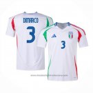 Italy Player Dimarco Away Shirt 2024-2025