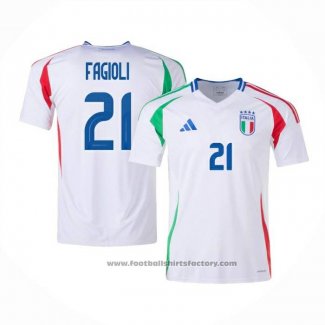 Italy Player Fagioli Away Shirt 2024-2025