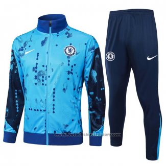 Jacket Tracksuit Chelsea 2024-2025 Light Blue