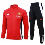 Jacket Tracksuit Manchester United Kids 2024-2025 Red