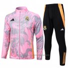 Jacket Tracksuit Real Madrid Dragon Shirt 2024-2025 Rosa