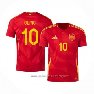 Spain Player Olmo Home Shirt 2024