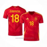 Spain Player Zubimendi Home Shirt 2024