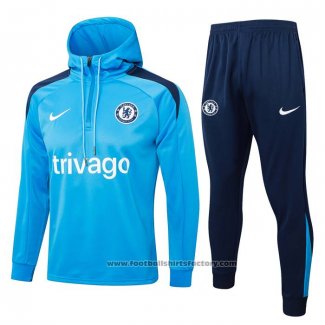 Sweatshirt Tracksuit Chelsea 2024-2025 Blue