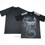 Thailand Real Madrid Dragon Shirt 2024-2025 Black Grey