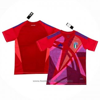 Italy Goalkeeper Shirt 2024-2025 Red