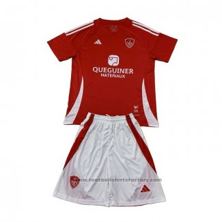 Stade Brestois Home Shirt Kids 2024-2025