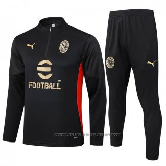 Sweatshirt Tracksuit AC Milan 2024-2025 Black