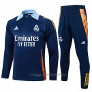 Sweatshirt Tracksuit Real Madrid 2024-2025 Blue