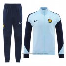 Jacket Tracksuit France Kids 2024-2025 Light Blue