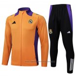 Jacket Tracksuit Real Madrid 2024-2025 Orange