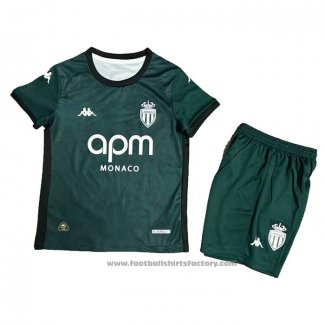 Monaco Away Shirt Kids 2024-2025