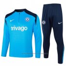 Sweatshirt Tracksuit Chelsea Kids 2024-2025 Blue