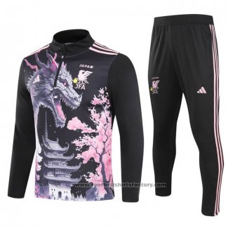 Sweatshirt Tracksuit Japan Dragon Shirt 2024-2025 Black and Rosa