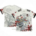 Thailand Japan Dragon Shirt 2024-2025 White Grey