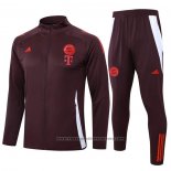 Jacket Tracksuit Bayern Munich Kids 2024-2025 Red