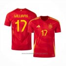 Spain Player Williams Home Shirt 2024