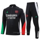 Sweatshirt Tracksuit Arsenal Kids 2024-2025 Black